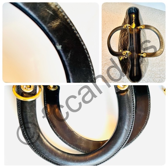 Vintage Large Dior Lady Dior in Lambskin - Picture 10 of 16